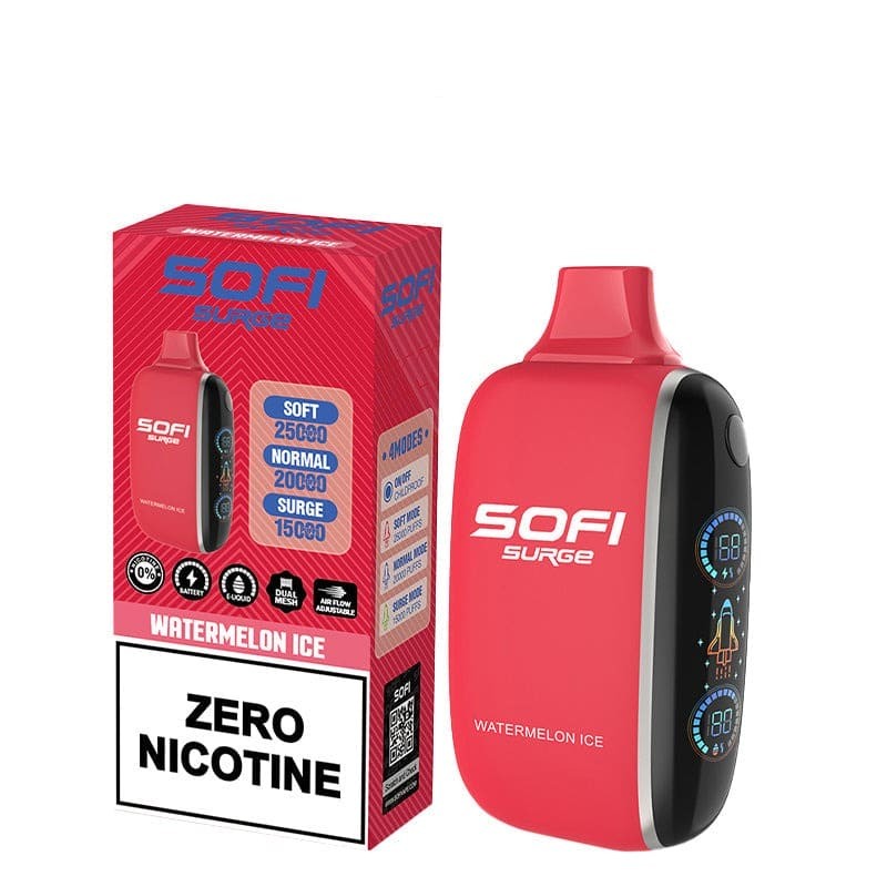watermelon ice sofi surge 25000 zero nicotine