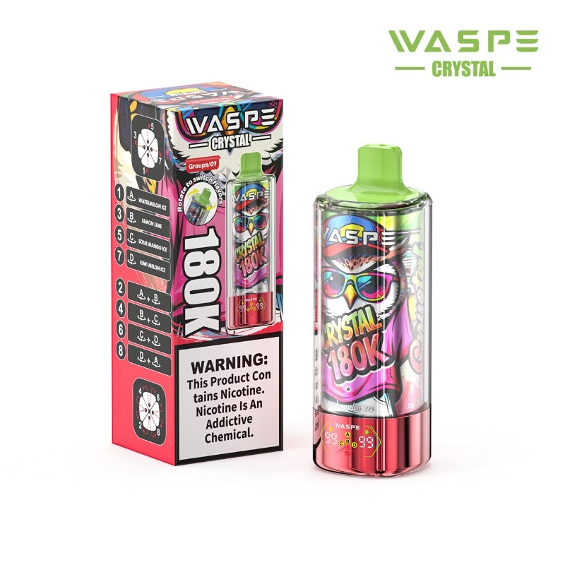 watermelon ice lemon lime waspe crystal 180k