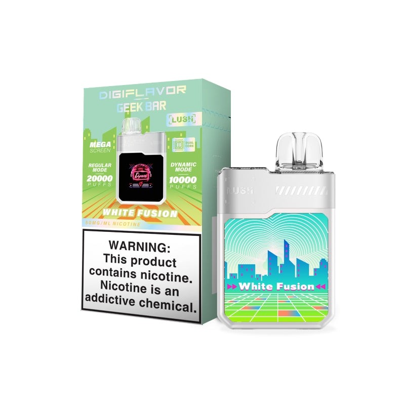 white fusion geek bar lush 20000