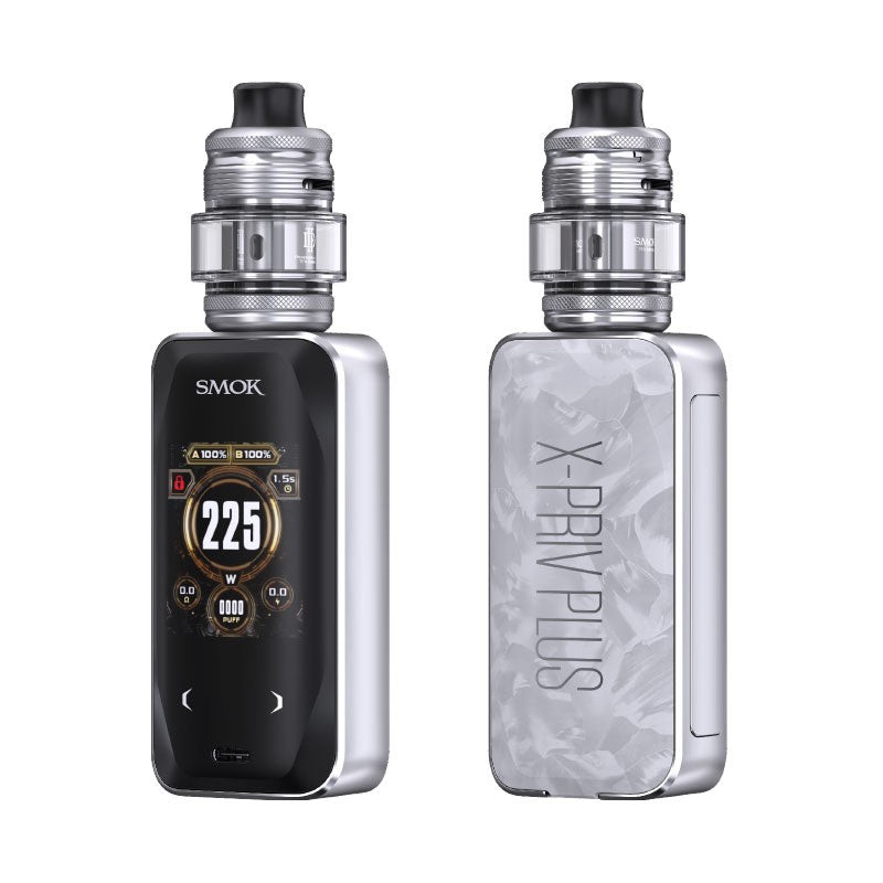 white shell smok x priv plus