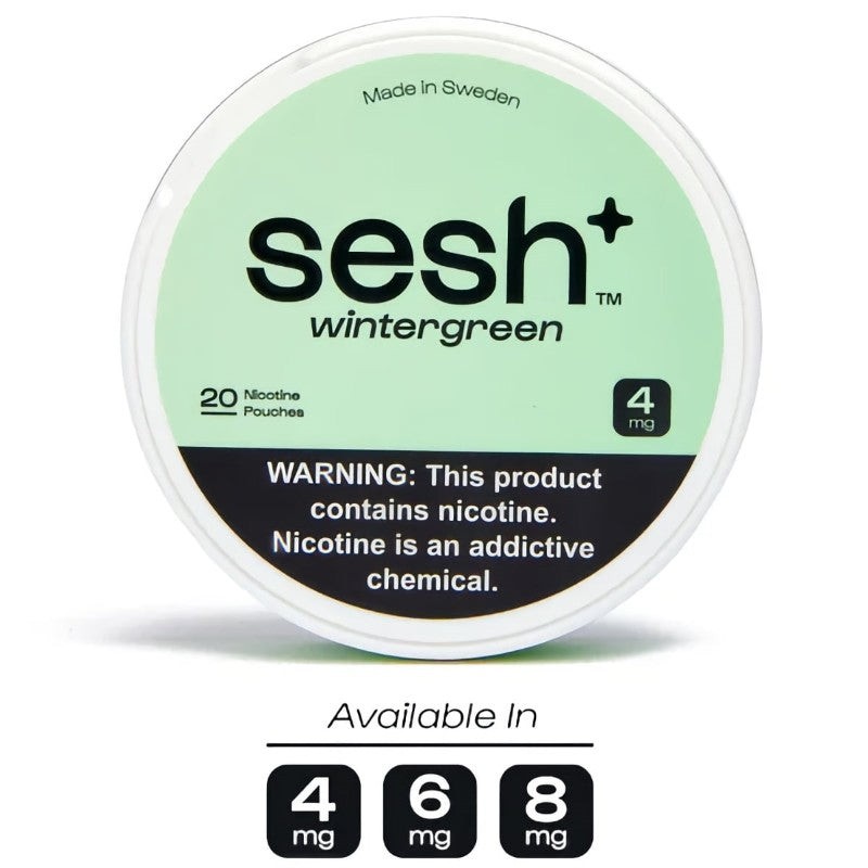 wintergreen sesh nicotine pouches