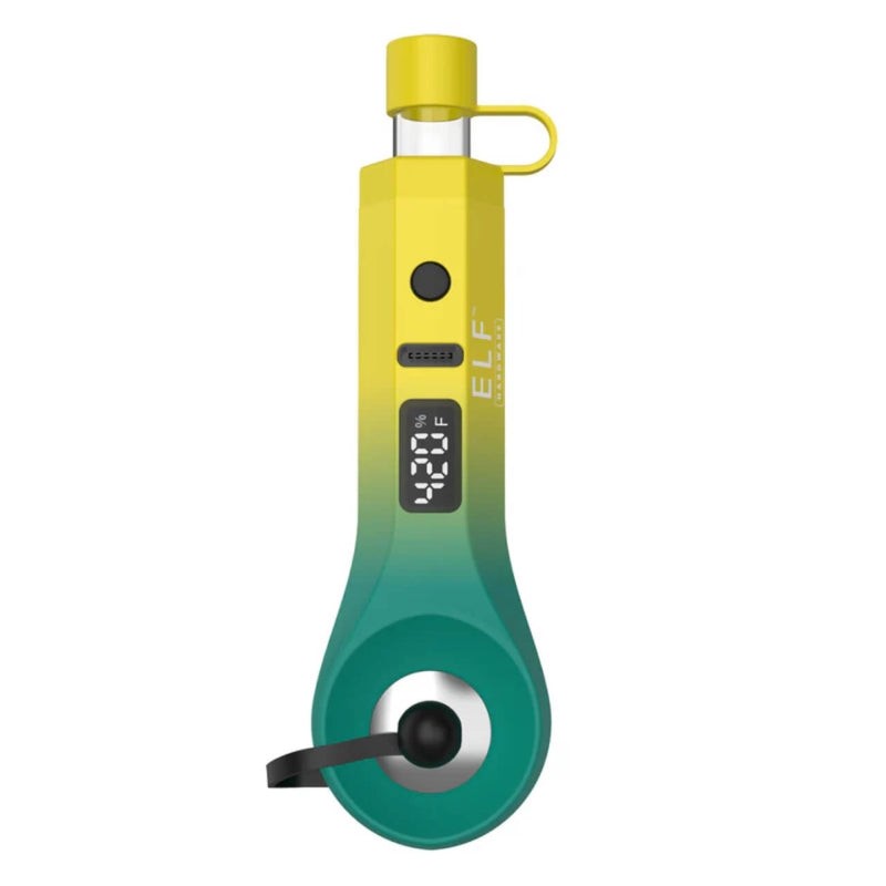 yellow green elf canndab wax vaporizer